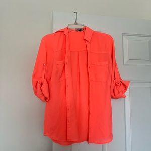 Neon pink Express shirt